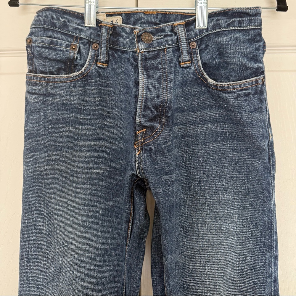 Abercrombie and Fitch Dark Wash Girl’s Jeans - slim boots Size 14 Youth